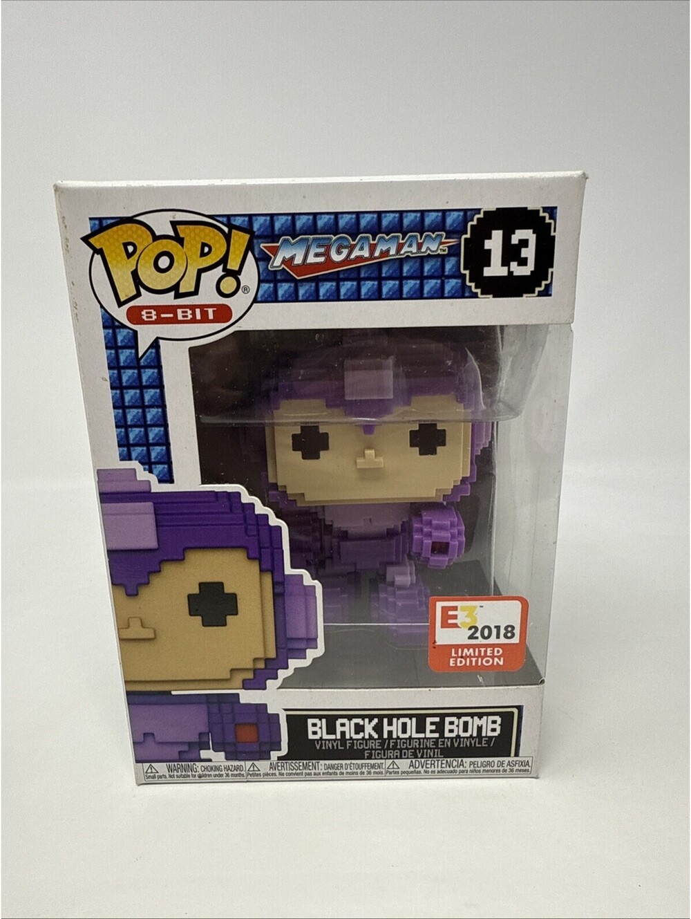 Funko POP! - 8-Bit - MegaMan - Black Hole Bomb (GameStop E3 2018 Exclusive)
